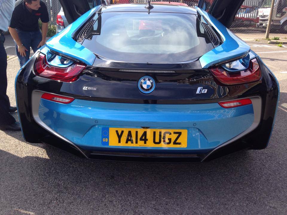 BMW i8 Rear View