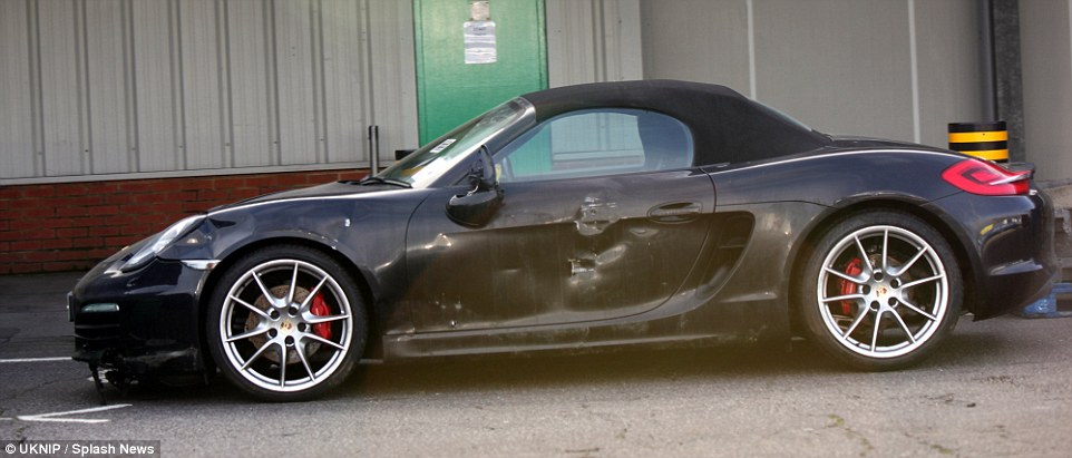 Damaged Porsche